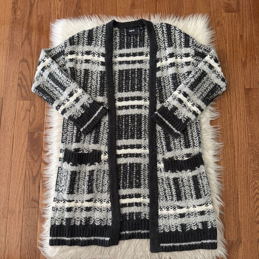 Maeve Anthropologie Chunky Knit Cardigan Sweater Women’s M Petite Wool Cashmere